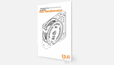 Instrucciones de instalación de e-spool flex con manivela